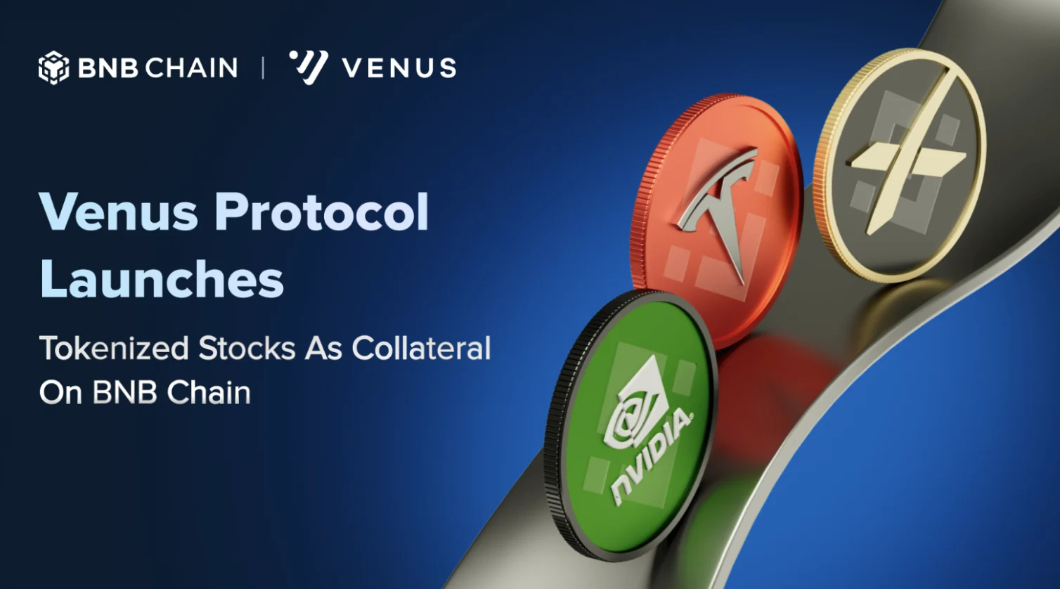 Venus Protocol Meluncurkan Saham Tokenisasi sebagai Jaminan pada BNB Chain